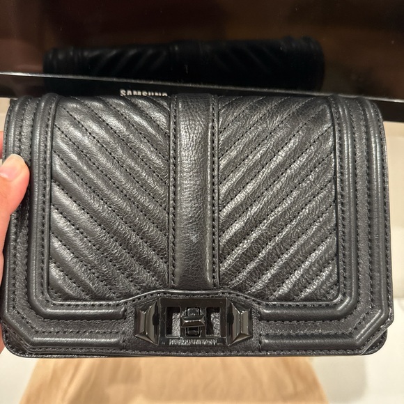 Rebecca Minkoff Chevron Quilted Love Crossbody Bag - Picture 3 of 8